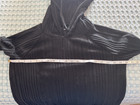 SO NWOT Black  Pockets Cozy Tunic Hood Shirt Top Medium SOFT Drawstring — photo 5