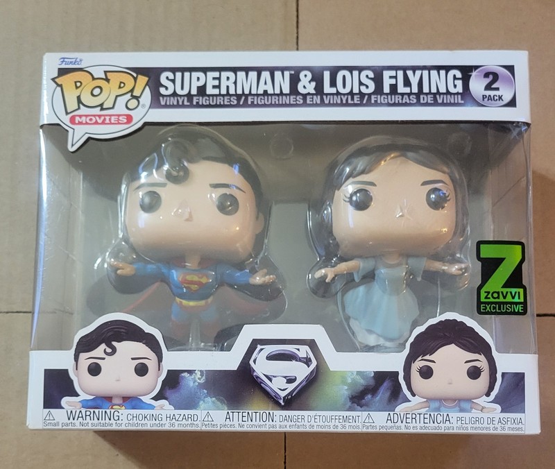 Funko Pop! Vinyl: DC Universe Superman Lois Flying Figure, 2-Pack Zavvi Excl