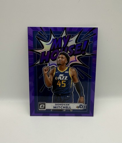 2020-21 Panini Donruss Optic - My House Donovan Mitchell #10 Purple Prizm