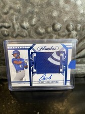2024 Panini Flawless Orelvis Martinez Prospect Sapphire Patch Auto 2/15 Toronto