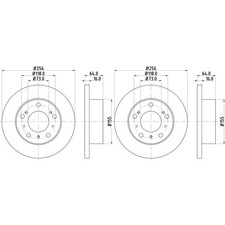 Disque de frein Citroen C25