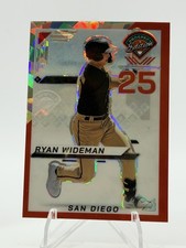 2025 Panini Prospect Edition RYAN WIDEMAN #5 Red Cracked Ice Prizm