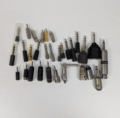 Lot of XLR & Jack Audio Stereo Connectors/Adapters