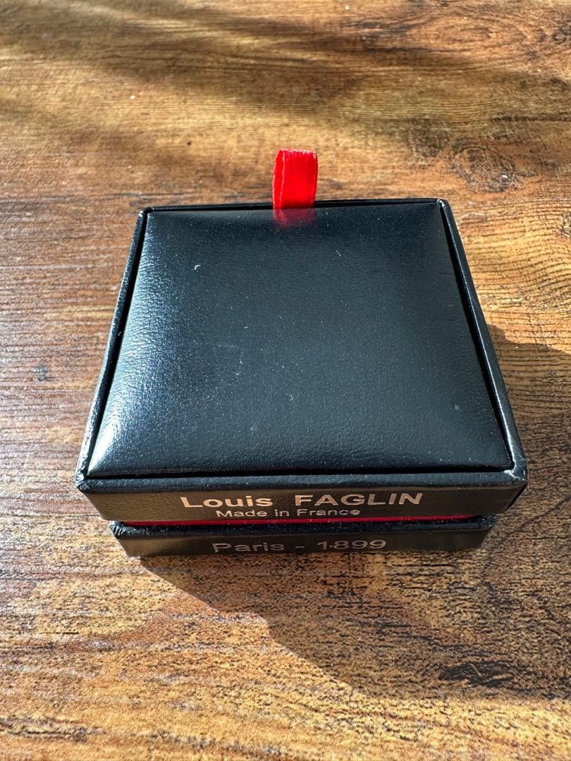 Louis Vuitton Cufflinks Metal Circular with Case Silver Blue for Formal thumbnail 8