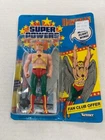 1984 Hawkman 12 Back MOC Vintage Super Powers Kenner Figure on damaged card