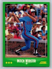 1988 Score - Mitch Webster #345