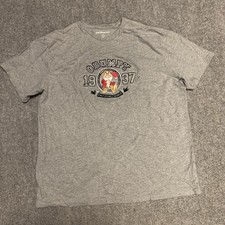 Walt Disney World Grumpy Dwarf T Shirt XL Gray Embroidered 1937 Snow White