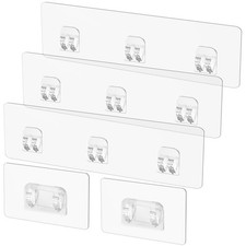 5 Pack Shower Caddy Adhesive Replacement, Shower Shelf Adhesive Strips, Stron...