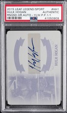 2015 LEAF LEGENDS OF SPORT RINGSIDE HEROES AUTO HULK HOGAN PSA AUTHENTIC AUTO