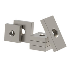 M3 M4 M5 M6 M8 M10 M12 A2 Stainless Steel Square/Rectangle Nuts Thin Type DIN562