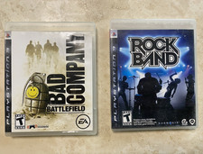 Battlefield: Bad Company Battlefield Series PS3 And Rock Band completed game PS3