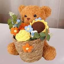 Orsetto con fiore