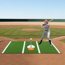 Baseball Batting Hitting Mat Softball Turf Training Mats for Indoor/Outdoor Use