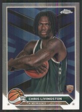 2023-24 Topps Chrome #46 Chris Livingston RC Milwaukee Bucks 755
