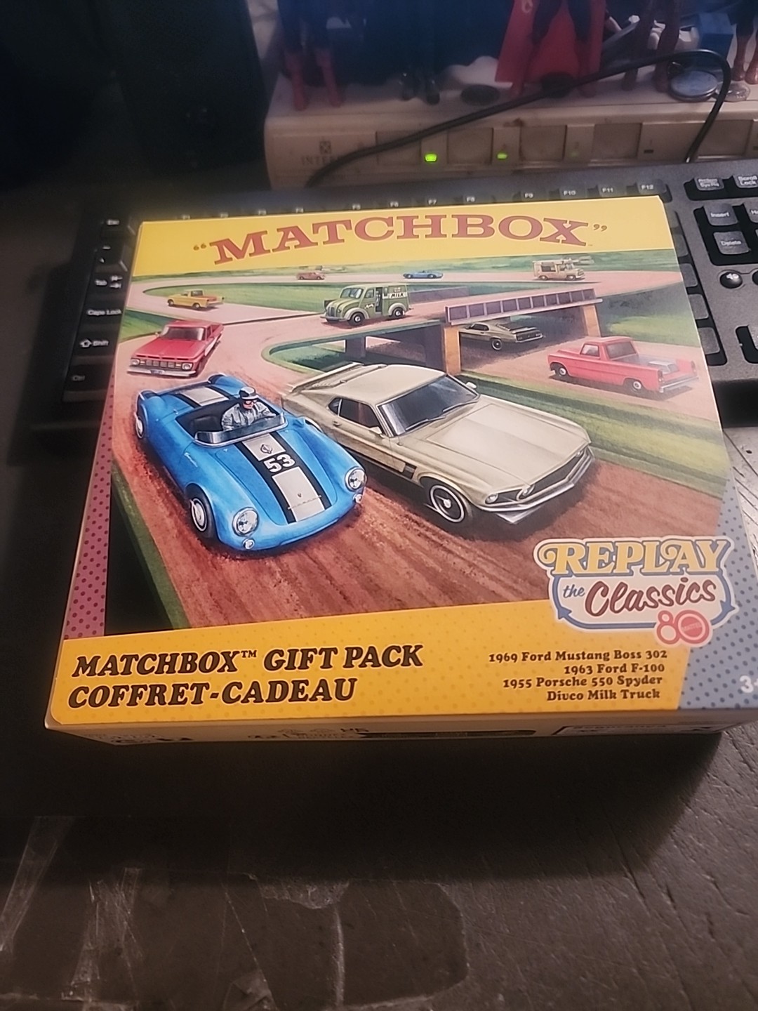 Matchbox Gift Pack Replay of the 80s Mustang 302, F100, Pors