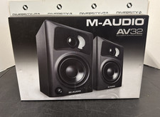 M-Audio AV32 Studio Monitors with Cables