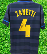 Maglia Inter Javier Zanetti  Coppa Uefa 1997 1998  Autografata Autografo ZANETTI