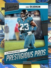 Foye Oluokun Prestigious Pros 2024 Panini Prestige  Football