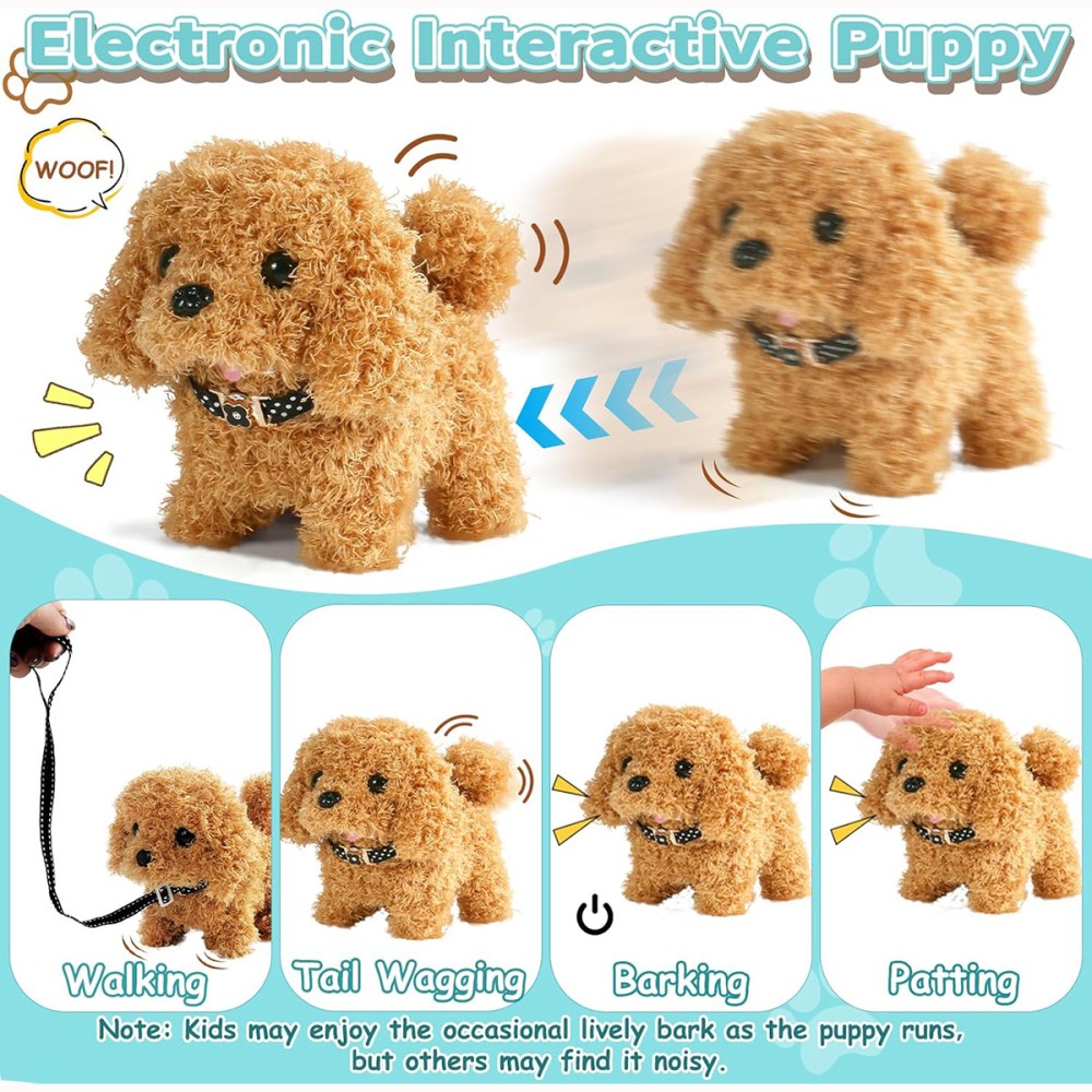 Giocattolo per Cani Bambini Giocattolo Cane Elettrico Con Tanti Accessori Idee Regalo foto 5