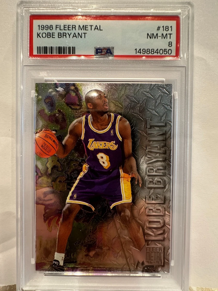 Kobe Bryant Basketball Grade 8 Rookie Sports Trading Cards