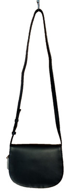 NEW LL  Bean  Signature Leather Saddle Bag Purse  Black  NWT Shoulder bag