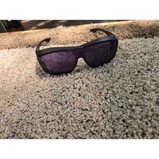 Matte Black Fit-Over Sunglasses Wear Over Prescription Eyeglasses Dark Smoke