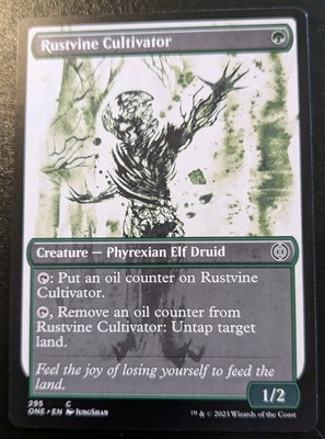 Rustvine Cultivator (Showcase) 295 ONE Common Phyrexia: All Will Be One MTG