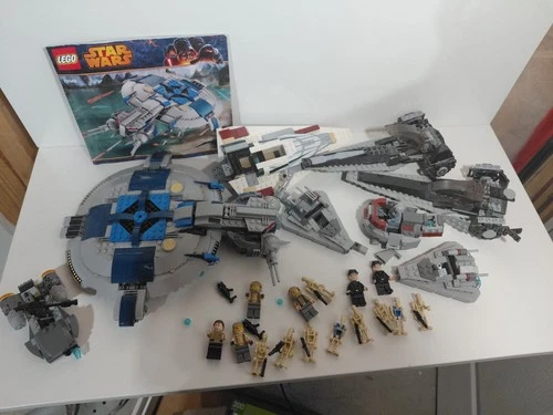 Star Wars LEGO Mixed Lot – Minifigures, Vehicles & Parts – Used / Incomplete