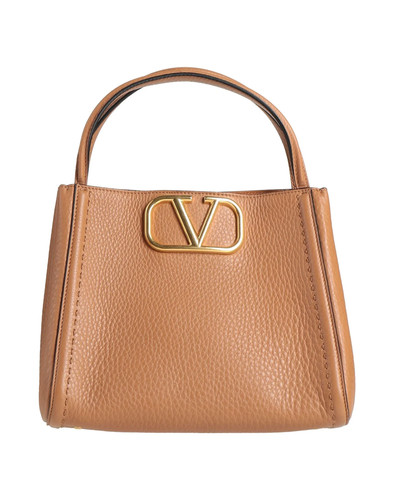 Valentino Garavani - Women - Pebbled-leather Tote - Light brown