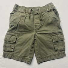 Hanna Andersson Boys Cargo Green Shorts Size 100cm US 4