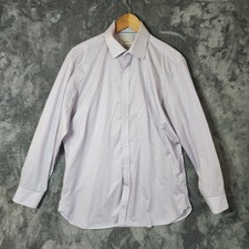 Ted Baker Endurance Cotton Striped Light Purple Men  s Shirt Size 16  - 32/33