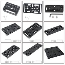 Camera Cheese Plate Multi-Function Mounting Plate with 1/4" 3/8" Threads