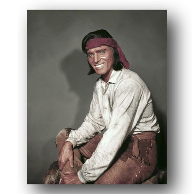 #ad Burt Lancaster On Set of Apache Film Based on Paul Wellman Novel 1954 8x10 Photo $12.99