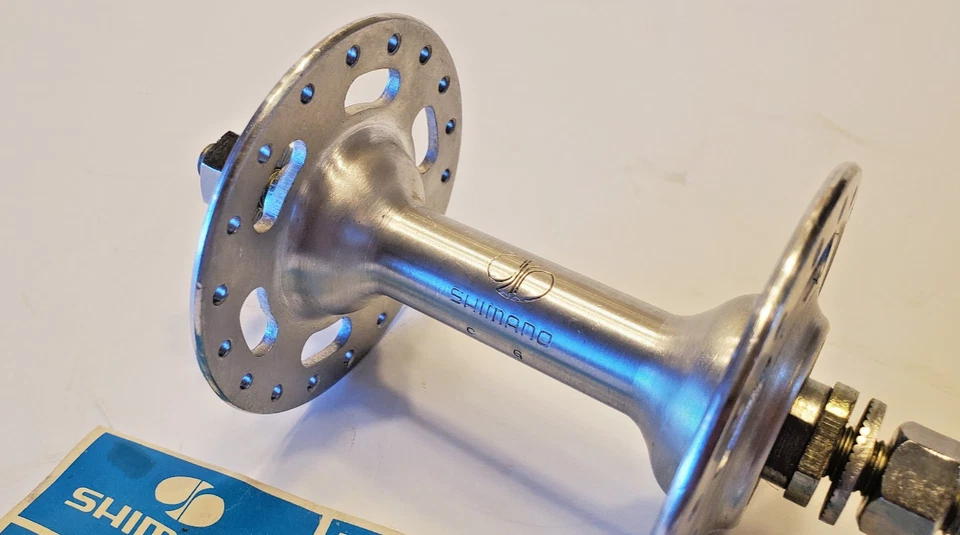 NOS Shimano Road Touring Bicycle Front Hub 36H 5/16" Axle High Flange Schwinn - Image 4 of 4