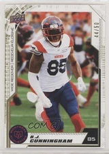 2020 Upper Deck CFL Gold 44/50 BJ Cunningham #98 o1h