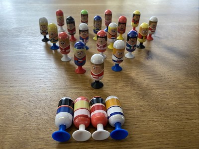 Kaufland Soccer Kickers 19 Stück bzw. 23 Figuren fast Komplett Set ohne Finnen