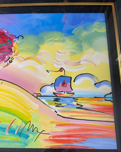 Peter Max - Quite Lake - Serigraph on Wove Paper - Hand Signed - Park West COA - Picture 8 of 18