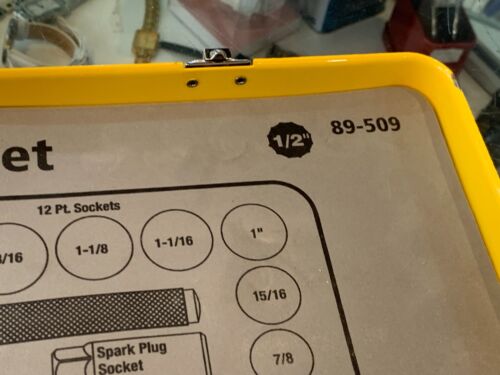 STANLEY 43 PIECE SOCKET SET 1/2" DRIVE (89-509) READ DESCRIPTION - Bild 4 von 24