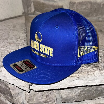 Otto Golden State Warriors NBA 2022 Playoff  N.F.T Collection Snapback Mesh Hat