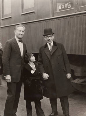 Fred Niblo Jackie Coogan And Marcus Loew 1920 OLD MOVIE PHOTO