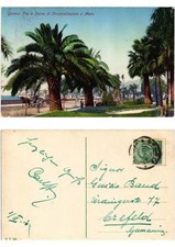 CPA AK GENOVA Fra le Palme di Circonvallazione a Mare ITALY (532110)