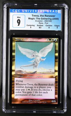 TREVA, THE RENEWER Invasion Foil Rare CGC 9 MTG EDH [Nostalgium