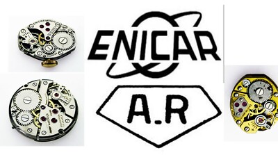 Enicar wristwatch, Pocket Watch  Movement For Parts, Repair Verities 