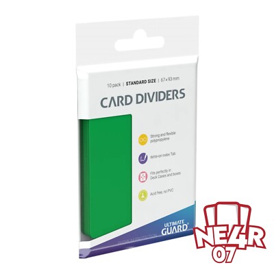 Ultimate Guard Pokemon Yugioh Magic Green Green Card Splitter Splitters