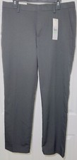 Calvin Klein Men's 34x32 Lifestyle Pants Slim Fit Polyester Fabric Solid Black