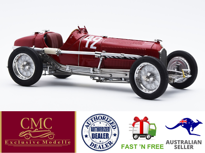 CMC M-227 Alfa Romeo P3 Chiron, Winner GP Marseille 1933, #42, 1:18. LE 1,000 | Australia