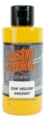 Custom Creative Solvent-Based Base Color Sun Yellow 150ml 