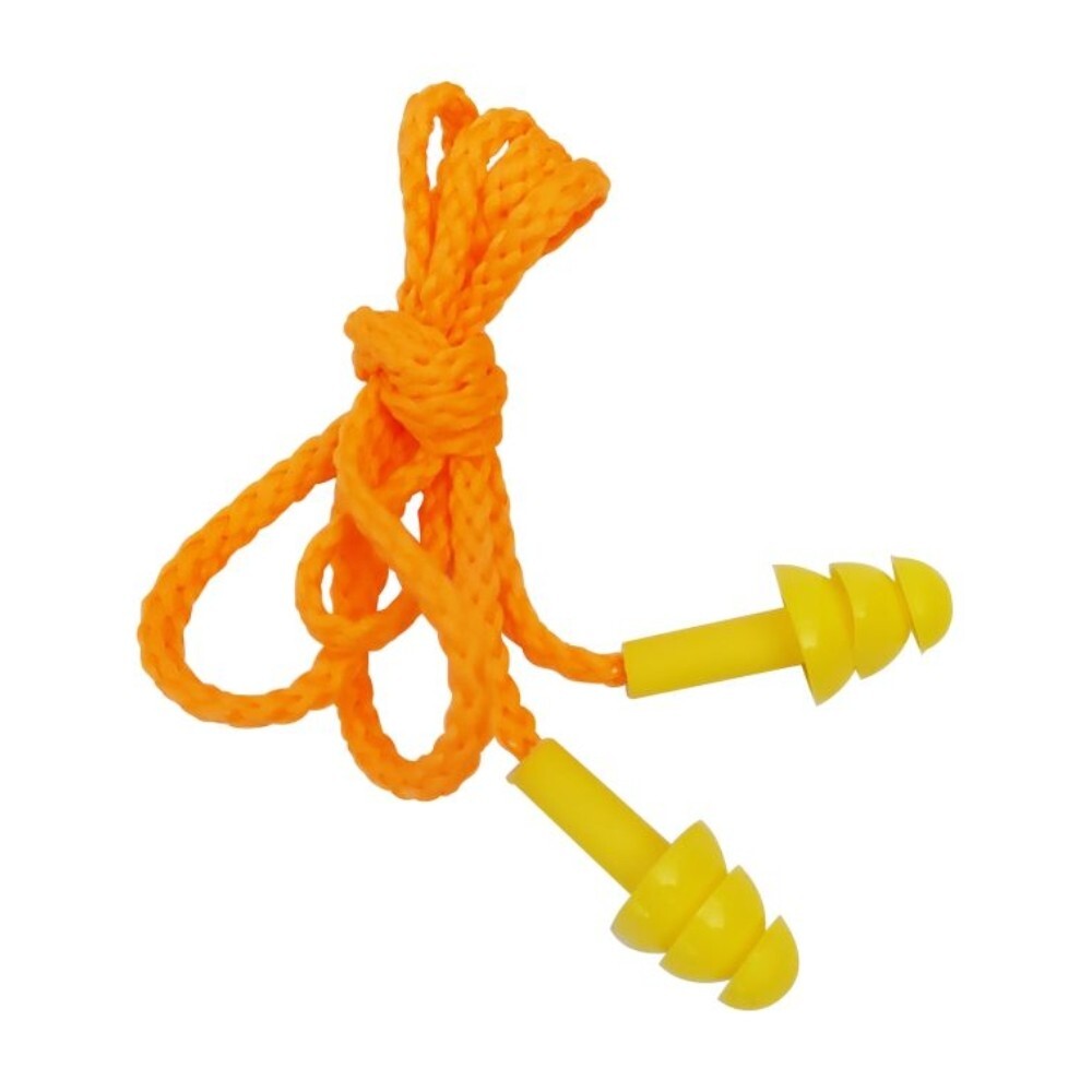 Protection auditive KS Tools bouchon d'oreille avec cordon lot de 20
