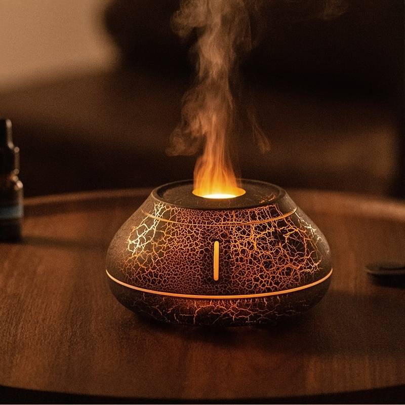 Aroma Diffuser Essential Oil Diffusers Electric Atomizer Volcanic Fire