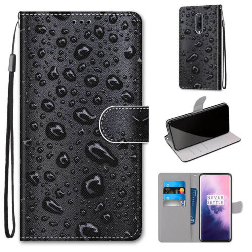 Cat Rose Flower Wallet Phone Case For Samsung A13 A14 A54 A51 A71 Note 20 Ultra - Picture 13 of 29